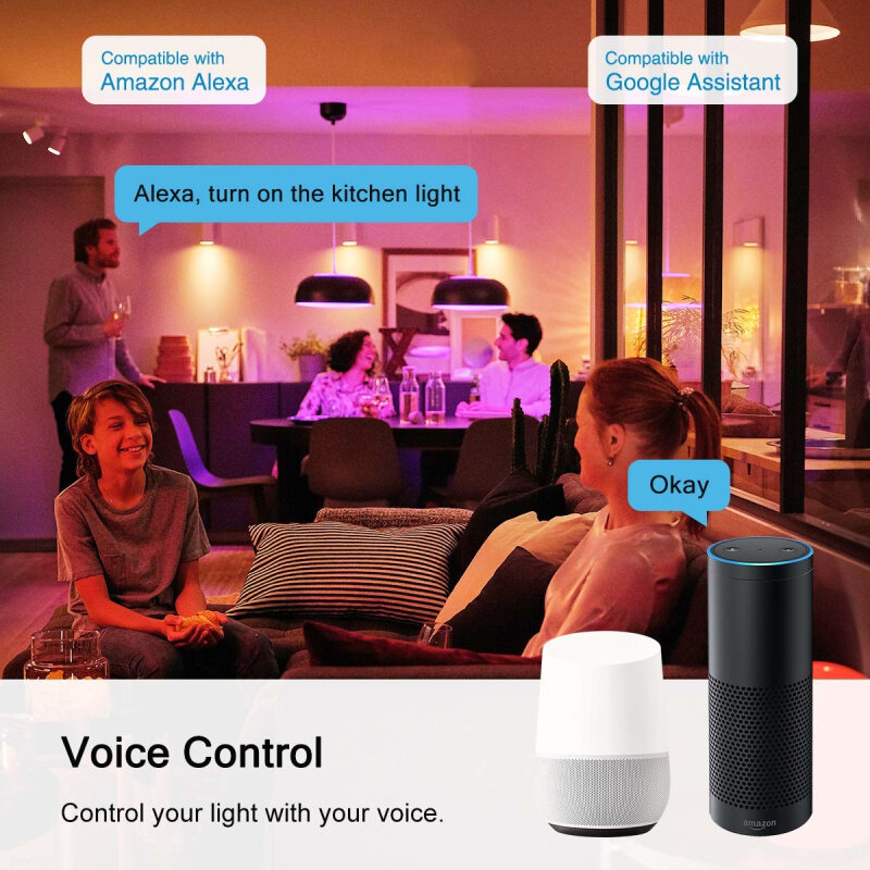 ZigBee GU10 4W RGBCW สมาร์ทหลอดไฟ LED Spotlight โคมไฟ Tuya Smartlife Remote Voice Control Automation ทำงานร่วมกับ Alexa Google บ้าน
