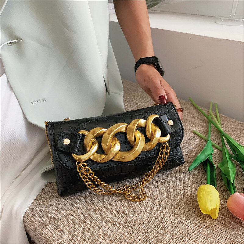 Mini Waist Bag Female Crocodile Pattern Belt Purse Small Messenger Bag Fashion Crossbody Waist Packs Girl Ladies Portable Wallet