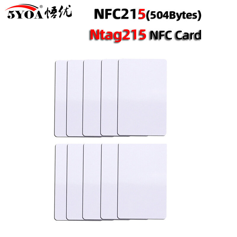 Бирка для ключей NFC Ntag215, 13,56 МГц, 50/30 шт., NTAG 215, сверхлегкие RFID-метки, круглые бирки, диаметр 25 мм