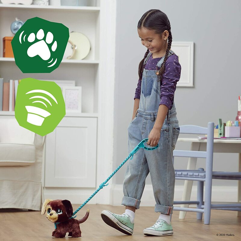 FRR Walkalots Big Wags interaktywna zabawka dla szczeniąt śmieszne dźwięki dla zwierząt i Bounce Walking śliczne zabawki zwierząt nadziewane Cartoon jednorożec miękkie