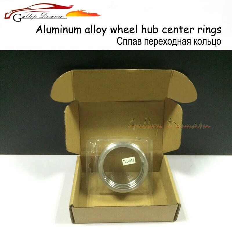 4 Stuks Auto Aluminium Alloy Wheel Hub Centric Ringen Center Boring 73.1-57.1 66.6-57.1 73.1-60.1 73.1-67.1 67.1-60.1 73.1-56.1 73.1-54
