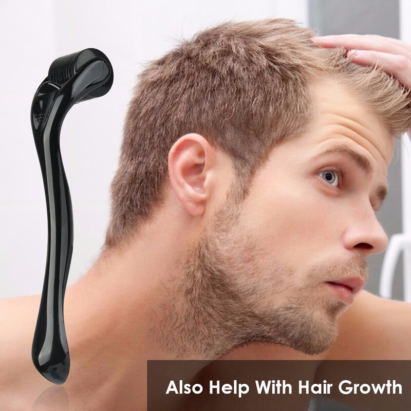 Микро-игольчатый ролик Titaniumx для лица и восстановления волос, лечение выпадения волос, истончение волос/облысение пятен/завивка волос