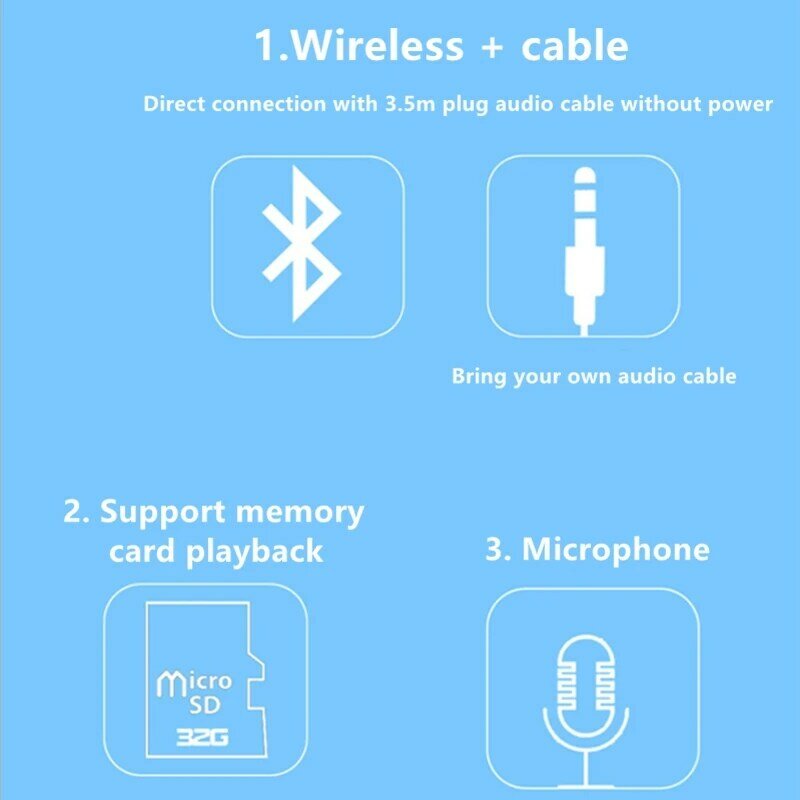 Cosplay Miku Nakano Sanken Wireless Wired 2 in1 Bluetooth Headset Anime Go-Toubun no Hanayome The Quintessential Headphones