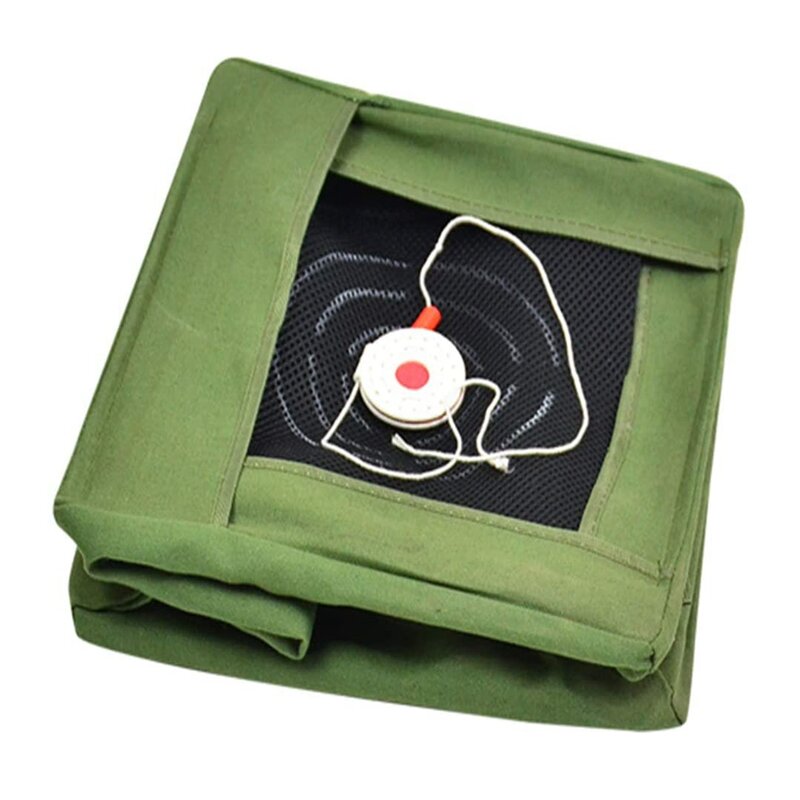 Caja de objetivo para práctica de juego competitivo Bulls Eye, resistente al desgaste, antitirachinas, caja de colección de arco, silenciador de tirachinas