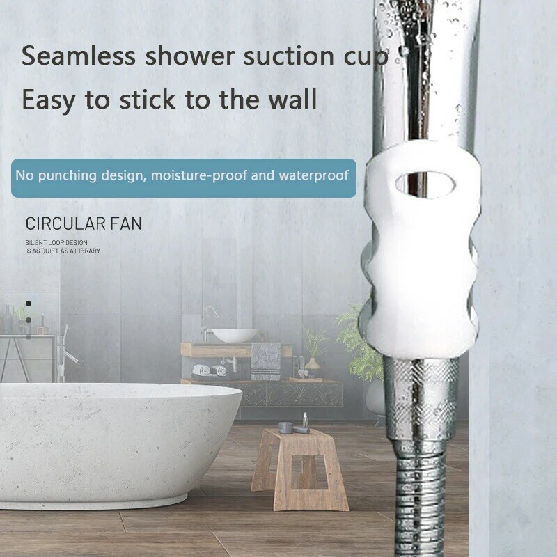 3 sztuk uchwyt do prysznica ssania puchar domu łazienka prysznic regulowany uchwyt silikonowe ściany ssania próżniowe kubek przenośny uwalnia statek