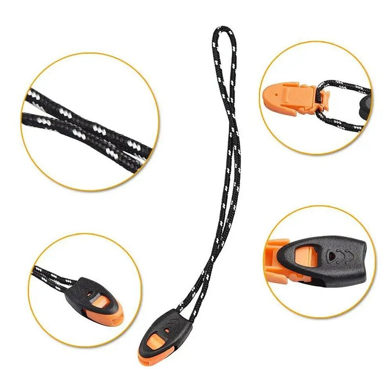 5pcs Portable Outdoor Emergency Whistle Safety Whistles Outdoor Survival Camping Boating Swimming Whistle