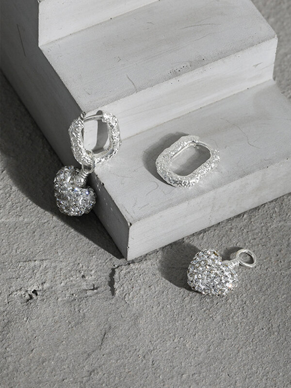 S'STEEL 925 Sterling Silver Drop Earrings For Women Minimalist Dangle Zircon Earring 2021 Trend New Gothic Earings Fine Jewelry