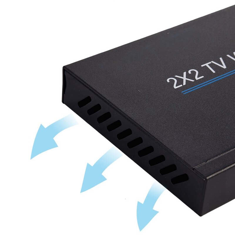 2X2 Video Wall Controller HDMI 1อินพุต4เอาต์พุตHDMI 2X1/3X1/4X1/1X2/1X3/1X4ทีวีโปรเซสเซอร์Iesเย็บ (EU Plug)