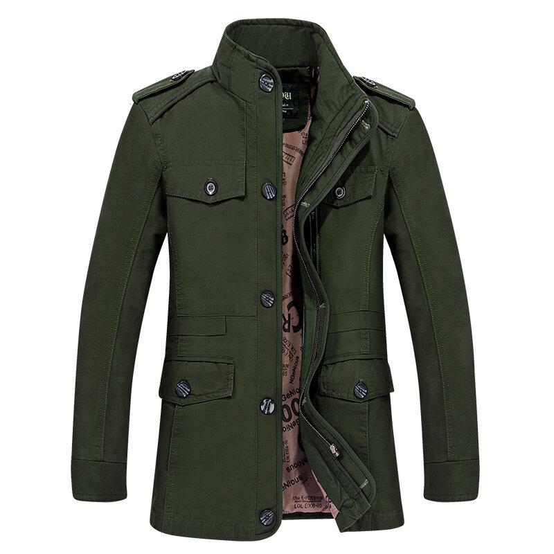 Осеннее мужское Свободное пальто, мужская куртка для досуга, мужское тонкое Свободное пальто