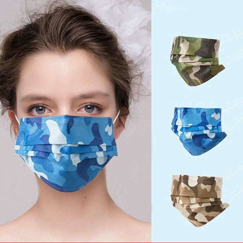 50/100 pçs moda de luxo rosto máscara respiração ciclismo anti poeira máscara boca ambiental respirador moda mascarilla máscaras