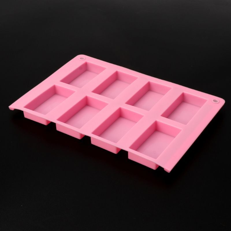 8 полостей прямоугольник кубовидная силиконовая форма для мыла засушенный цветок смола ремесло инструмент DIY кулон аксессуары инструмент для изготовления ювелирных изделий