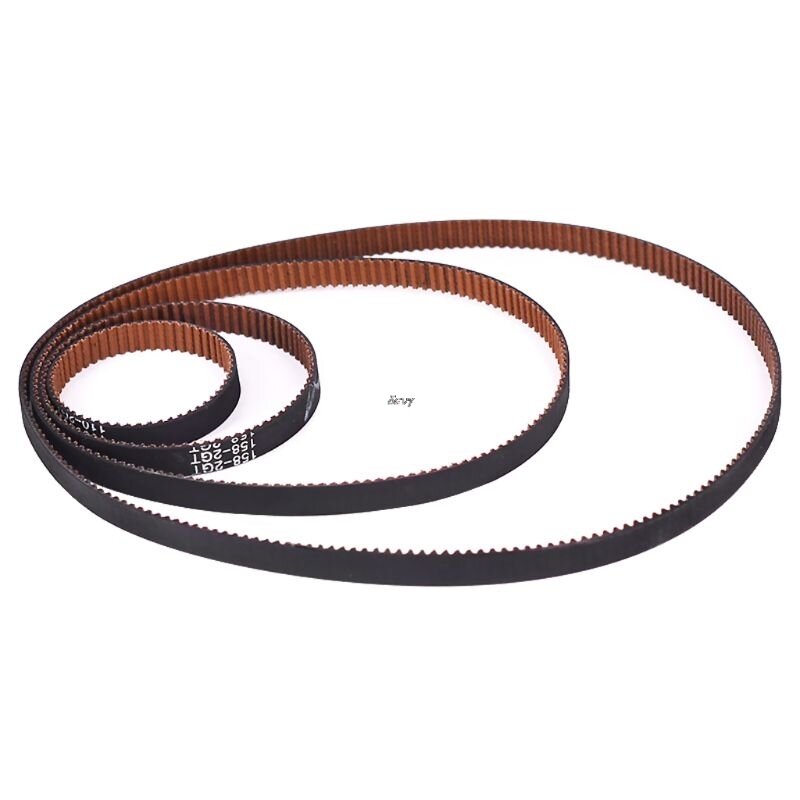 Wear Resistant Anti-slip GT2 Closed Loop Timing Belt Rubber 2GT 6mm 110 200 280 300 400 610 852mm Synchronous Belts