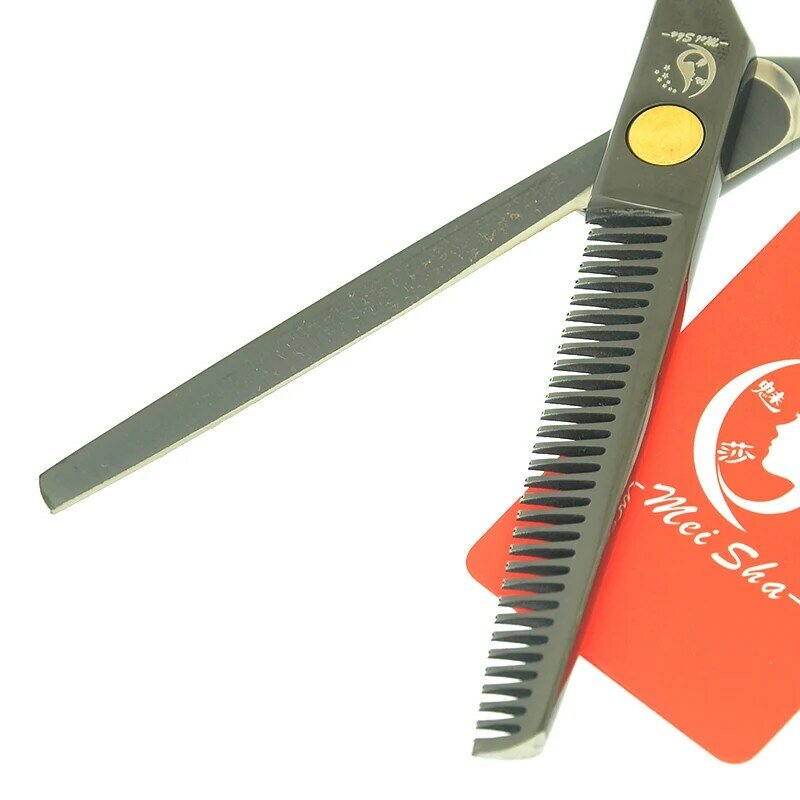 Meisha 5.5 polegada de aço japonês cabeleireiro tesouras do cabelo barbeiro profissional conjunto tesouras corte cabelo tesoura a0004a