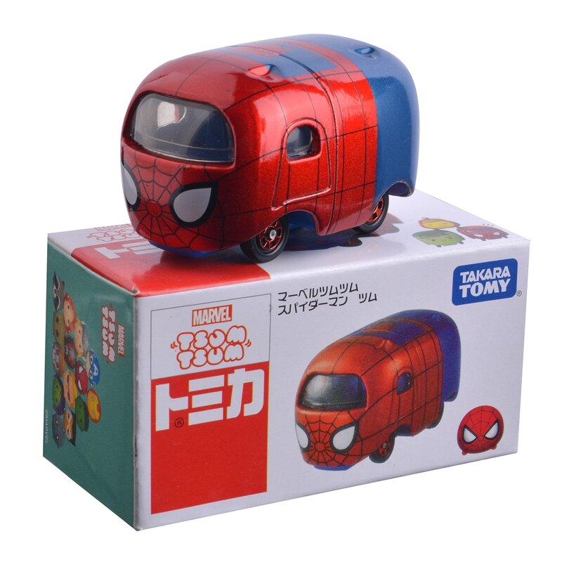 Takara Tomy Marvel Mickey Mouse, vehículo de aleación de Metal, modelo de coche Original, juguetes para regalos de cumpleaños para niños, 1:64 Diecat, nuevo