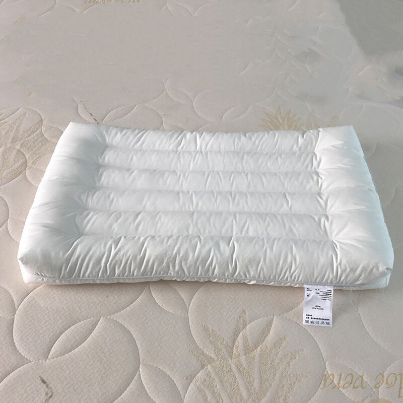 SB – oreiller à mémoire de forme, coussin orthopédique chinois en soie naturelle, simple, pour le cou, idéal pour un sommeil sain, à usage domestique, 100%