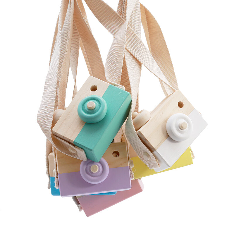 regalos de cumpleaños Cámara de madera para niños y bebés juguete educativo para decoración de fotografía gran oferta, producto nuevo 