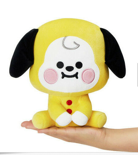 Coreano Super Star peluche Cartoon Animal Doll portachiavi peluche in piedi regalo di natale per bambini