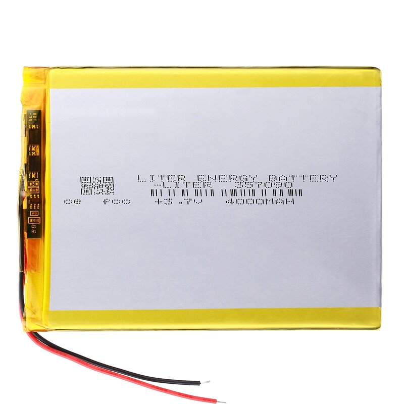 Batterie Lithium-polymère, 357090 V, 3.7 mAh, avec panneau de Protection pour tablette PC U25GT, 4000