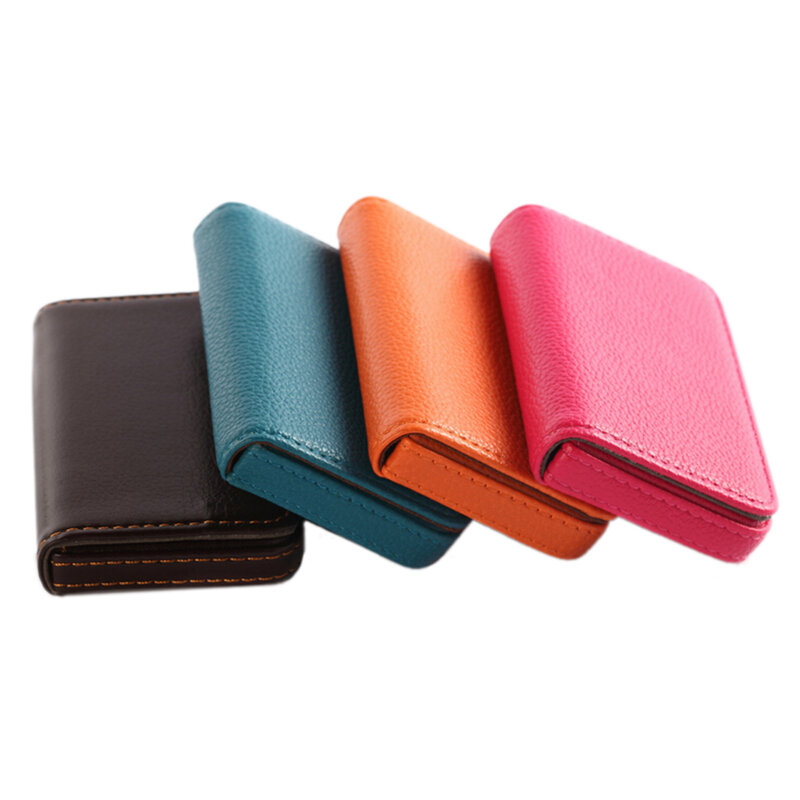 PU Leather Large Capacity Senior PU Name card holder Card package Business Card Holder Card Book Best Selling