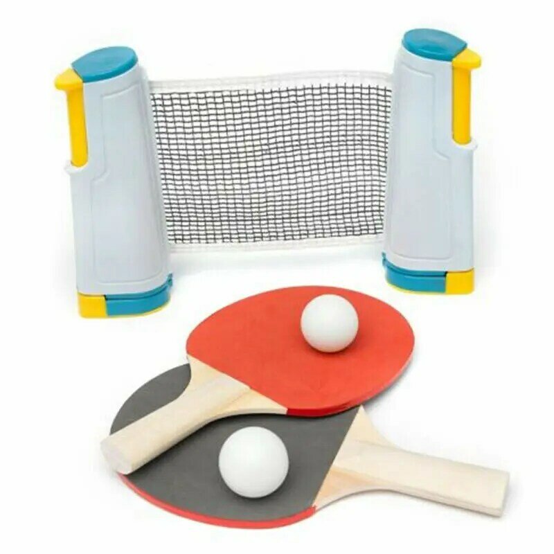 Red de malla retráctil portátil para tenis de mesa, poste de Ping Pong profesional, para entretenimiento familiar, equipo de tenis de entrenamiento, 2020