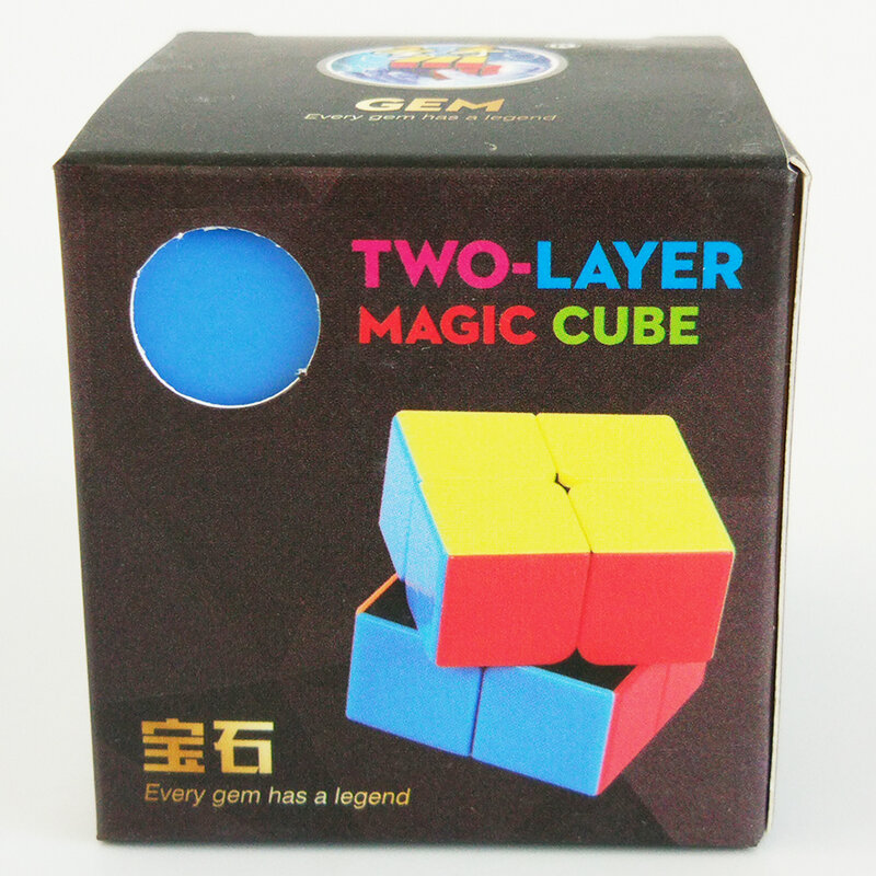 Магический куб Shengshou 2x2x2, игра-головоломка, скоростной куб для соревнований, вызов, волшебный куб, обучающие игрушки для детей