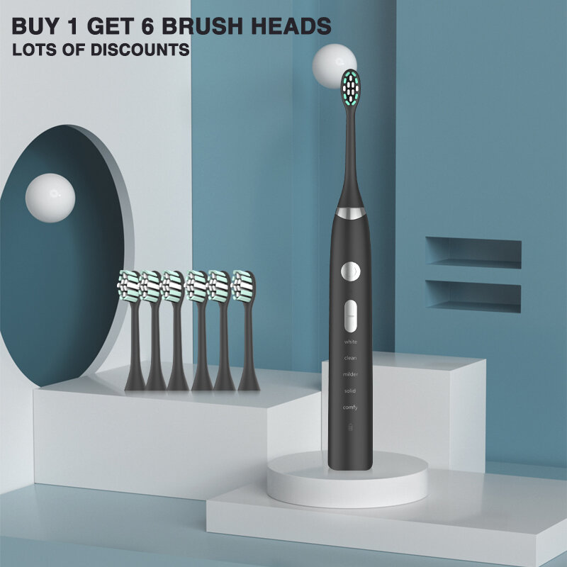 Boyokang – brosse à dents électrique ultrasonique, 5 Modes, chargeur USB IPX7, étanche, synchronisation intelligente, poils Dupont, cadeau pour adulte