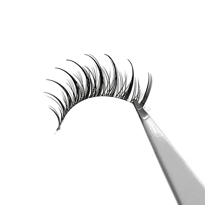 DEQUANN 5 Pairs False Eyelashes, Fake EyeLashes Extension Handmade Natural Soft Invisible Band,Long Thick Reusable Makeup