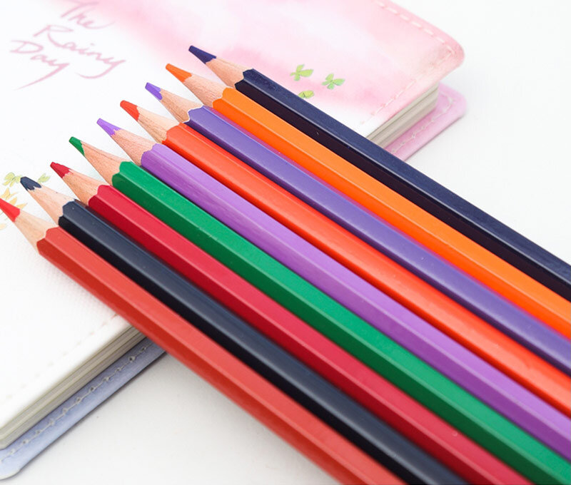 Profesjonalne 120 sztuk kredka olejna szkicowanie malowanie 3MM kolor drewna zestaw ołówków dla dzieci szkoła remis przybory do szkicowania