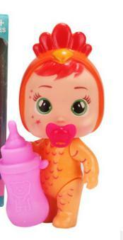 12cm can choose  Crying Baby Doll With Pacifier Bottle For Kids Tears Dolls DIY Toy Cry Doll Children Birthday Christmas Gifts