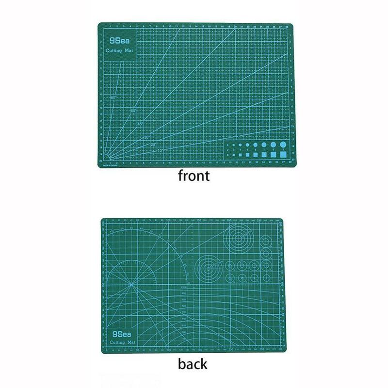 Tapete de corte de líneas rectangulares A3 /A4PVC, herramienta de tabla de cortar de plástico, almohadilla de corte de doble cara, herramientas de corte artesanales