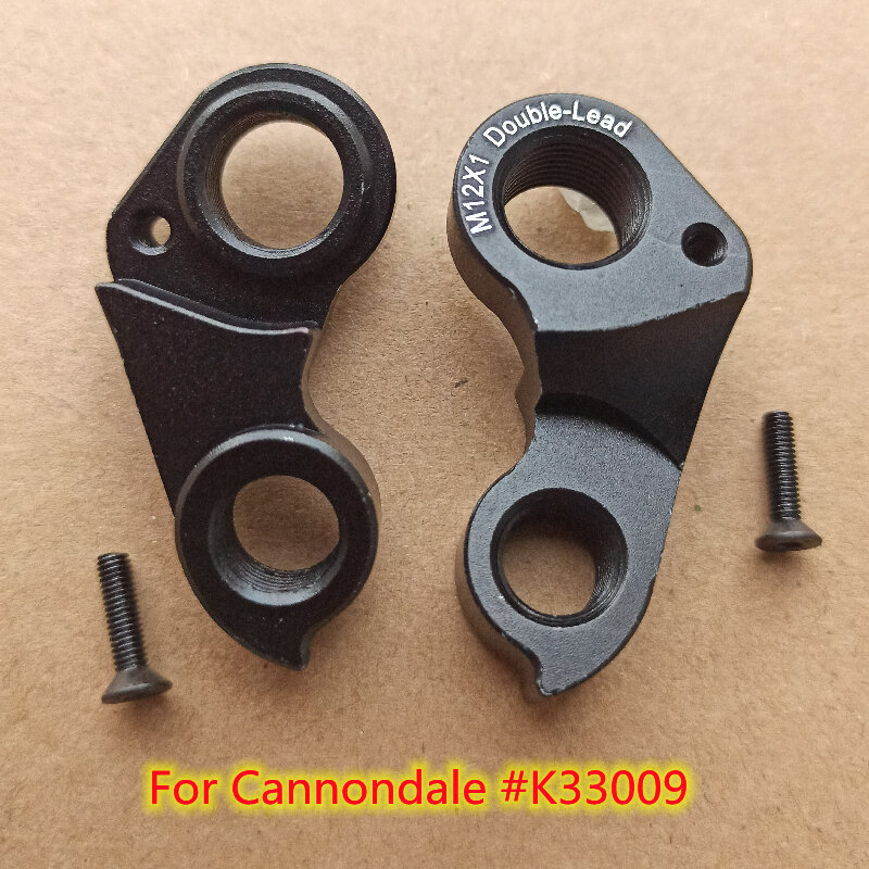 Colgador de desviador de bicicleta CNC, accesorio para Cannondale CAAD13 S6 EVO Disc Topstone Crb SystemSix M12x1, doble plomo mech drop K33009, 1 unidad