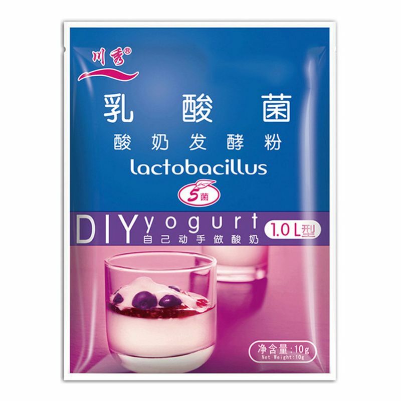 Lactobacillus Natürliche Joghurt Starter,5 Probiotika, 1g-1L,1g * 10 pack, Machen Dessert Zu Hause