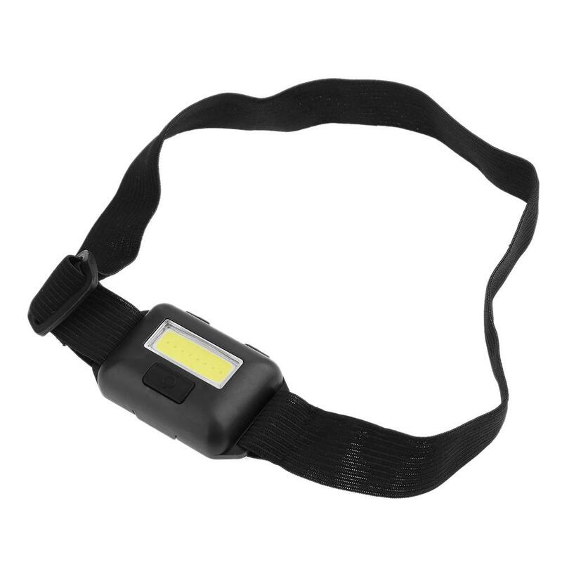 Mini linterna frontal LED COB, linterna de cabeza impermeable, 3 modos, para acampar al aire libre, pesca nocturna