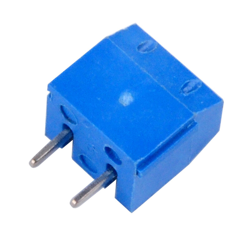 RCmall – connecteur d'espacement PCB, KF301-2P épissures, 5.0mm, type à vis, terminal bleu, 20 pièces