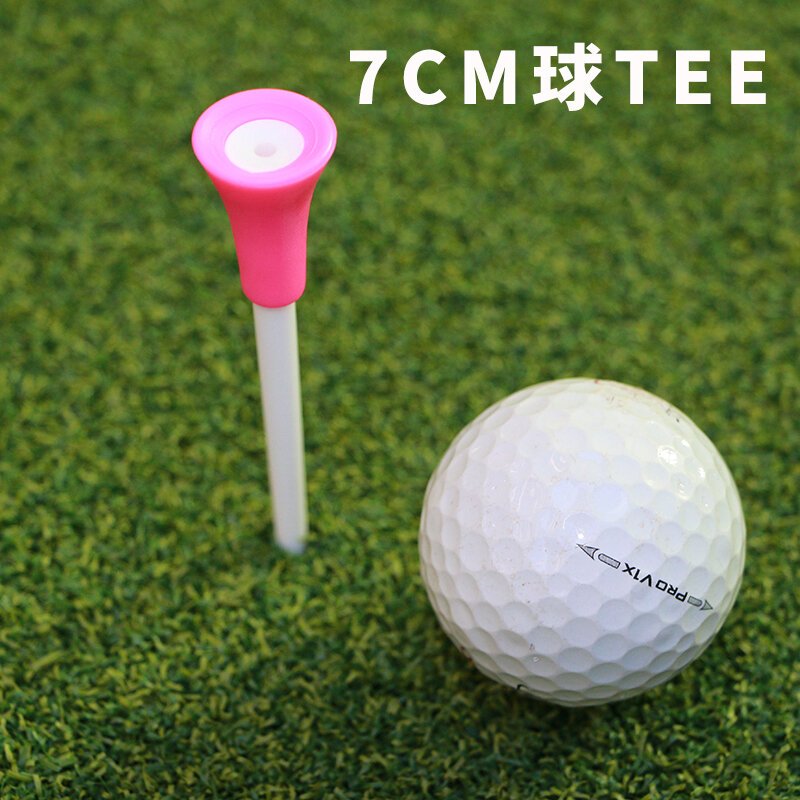 100 pçs mix cores 83mm t golfe plástico durável almofada de borracha superior titular bola golfe acessórios
