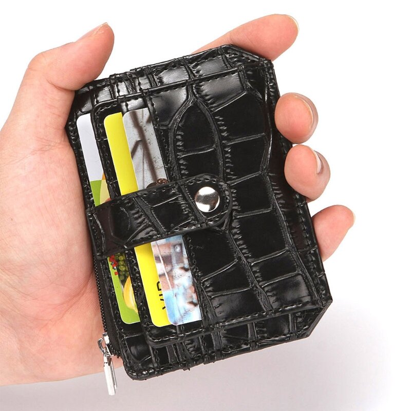 Женский тонкий держатель для кредитных карт из искусственной кожи, Карманный чехол-кошелек, органайзер L41B
