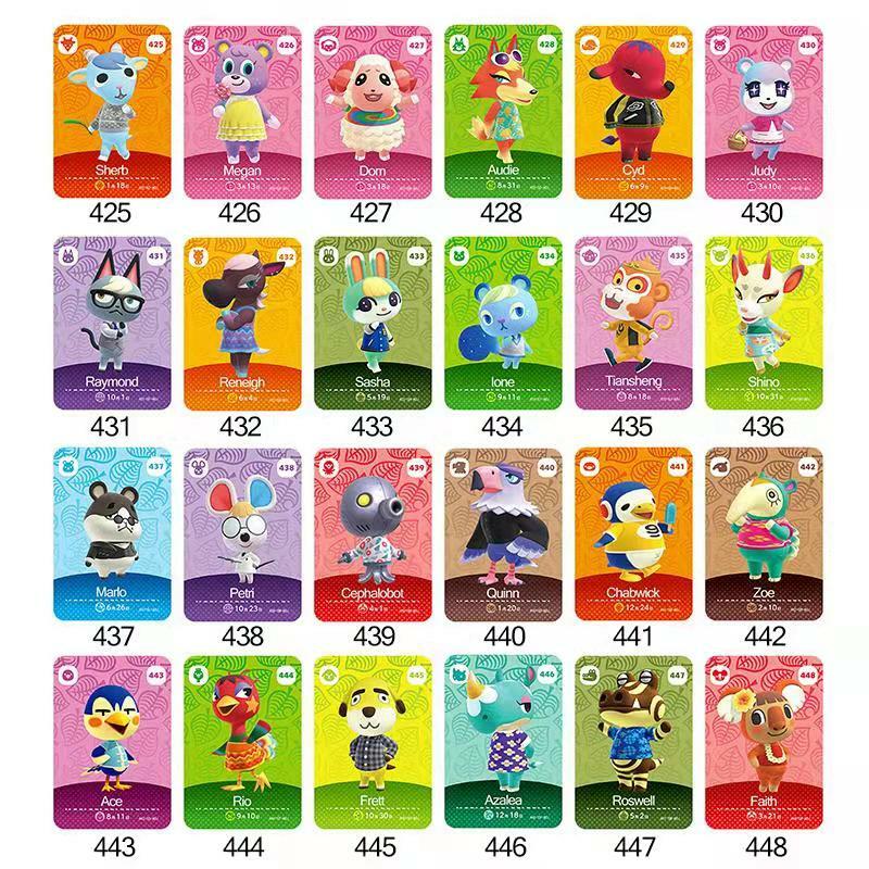 Series 5 Standard Card NO.425~448 Animal Amxxbo Acrosing New Data Ntag215 NFC Game Card Tag