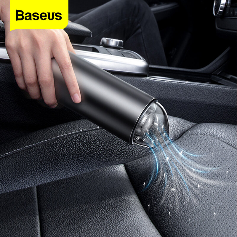 Baseus-Aspiradora de coche inalámbrica, aspirador portátil pequeño de mano, para Interior de coche, sin cable