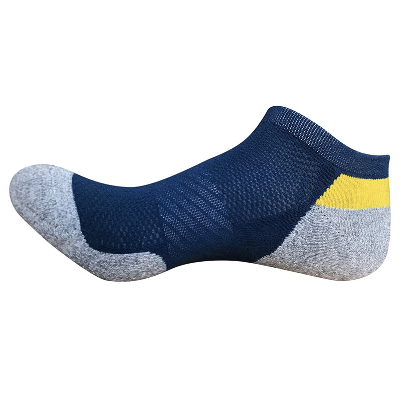Outono e inverno novas meias masculinas pé terry baixo-tubo meias de algodão meias esportivas ao ar livre meias de basquete barco
