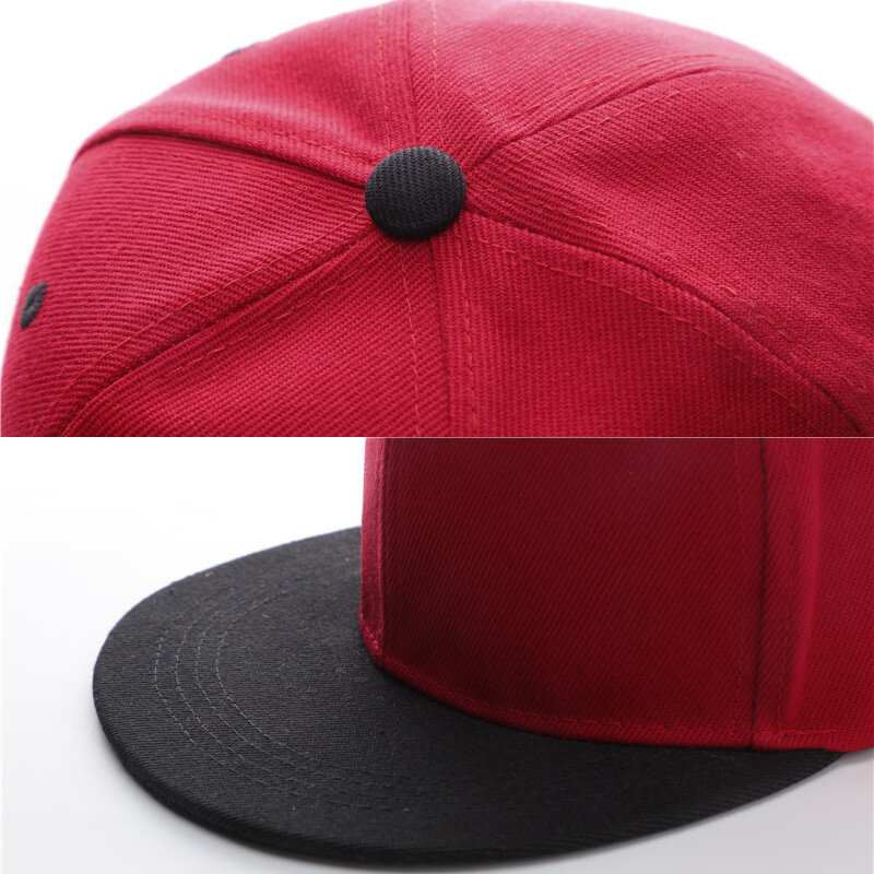 Cappelli in cotone con testo Bhip-hop morbido con stampa personalizzata e ricamo personalizzato per uomo e donna