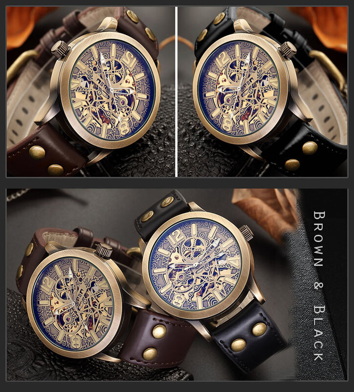 自動自動巻メンズ腕時計ドロップシッピング男性の機械式スケルトン腕時計新着スポーツウォッチラグジュアリーブランド時計