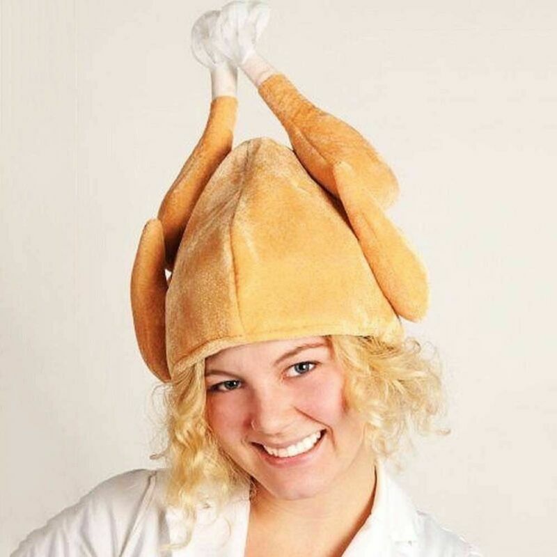 La Turquie Poulet Chapeau Avec Jambes Dames Hommes Nouveauté Noël Déguisements Chapeaux