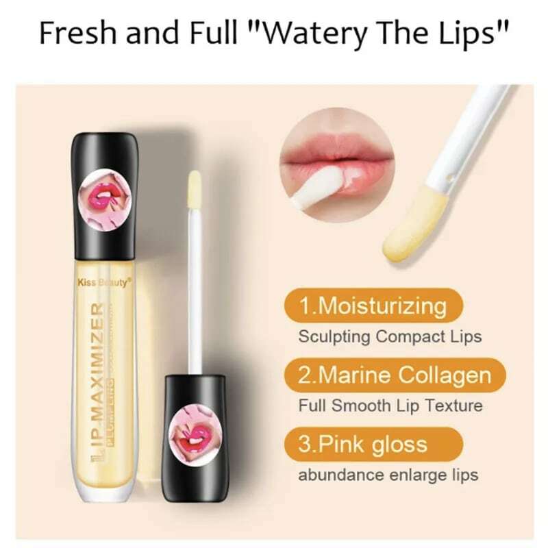Plump Lips Lip Plumping Gloss Lipglos Repulpant Plumper Volumizer Maximizer Aumento De Labios Labiales Injection Lèvre Colageno