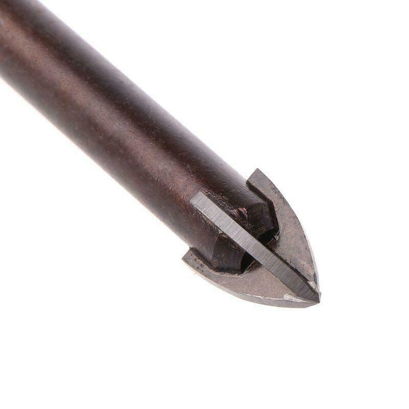 Carbide Point Spear Head Drill Bit Carbide Glass Drill Bit With 4 Cutting Edge For Ceramics Granite Tile Cross Spear Head Bits