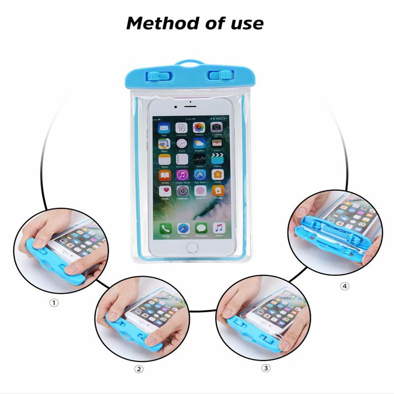 Luminous Universal Wasserdicht Fall Für iPhone X XS MAX 8 7 6 s 5 Plus Abdeckung Tasche tasche Fälle Für telefon Coque Wasser beweis Fall