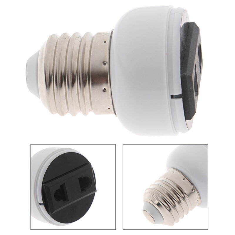 Accessoires de connecteur de prise US/EU, support d'ampoule, support d'éclairage, conversion de douille de lumière à vis, luminaire, ABS, chaud