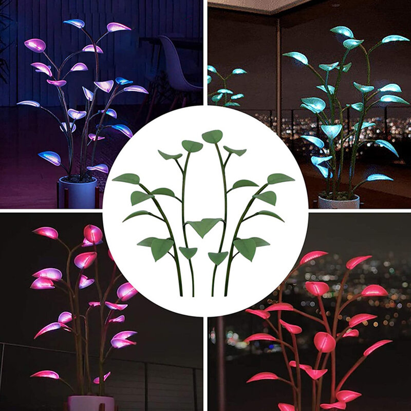 마법의 Led Houseplant 멀티 컬러 LED 장식 요정 조명 램프 장식 300/500 램프 구슬 다채로운 색상 변경