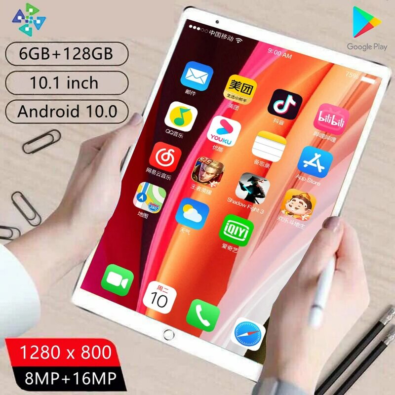 P80 tablet android 8 pollici NOTEBOOK LAPTOP 10 core tablette 6GB 128GB Android 10.0 Tablet PC 4/5G GPS