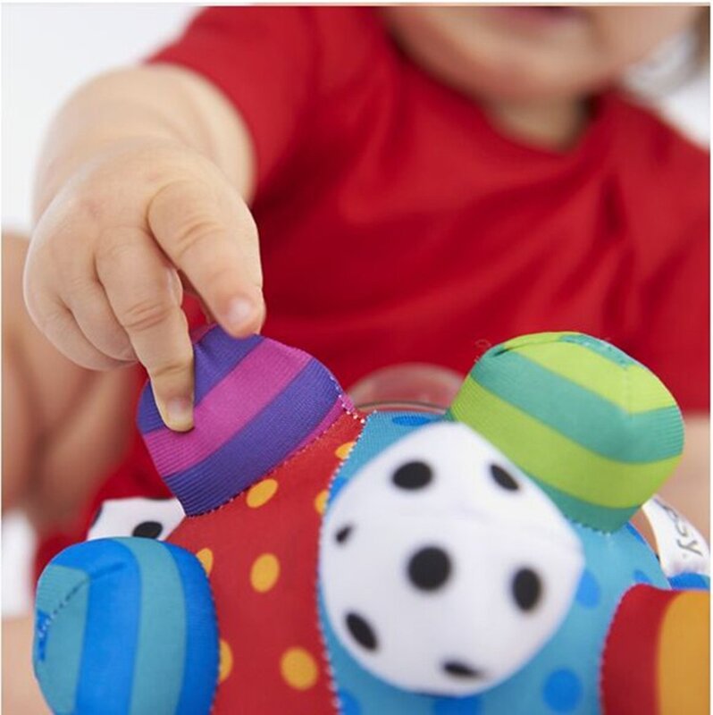 Baby Toys Fun Little Loud Bell Baby Ball Rattles Toy Develop Baby Intelligence Grasping Toy HandBell Rattle Toys for Baby/Infant