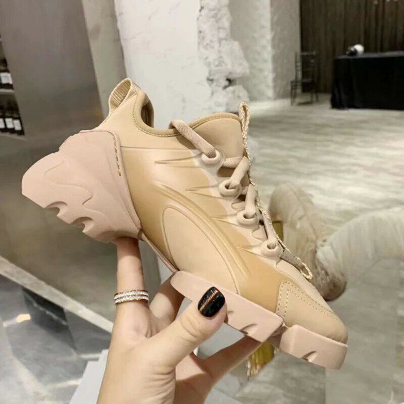 2022 Winter Luxury Warm Sneakers Women Platform Sports Shoes Ladies Casual Breathable Vulcanized Shoe Footwear Running Shoes